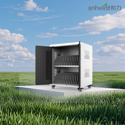 Chromebooks AC Power Carregamento direto Carrinho de carregamento 30 Portos Gabinete de carregamento