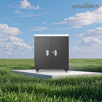 Carrinho de carregamento de tablet inteligente USB de 36 portas com sistema de proteção de segurança 8S e ventiladores de arrefecimento