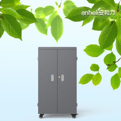 Carrinho de Carregamento Inteligente com 64 Slots USB em Plástico de Engenharia ABS