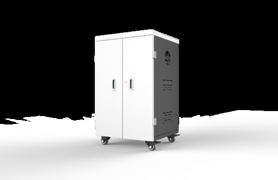 Armário de carregamento para iPads com tomadas AC, tipo de alimentação AC, tipo I