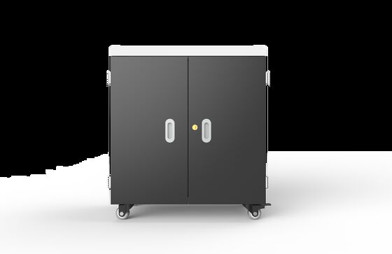 Carrinho de Carregamento USB Inteligente Modelo 36 Portas com Sistema de Proteção de Segurança 8S e Ventoinhas de Refrigeração