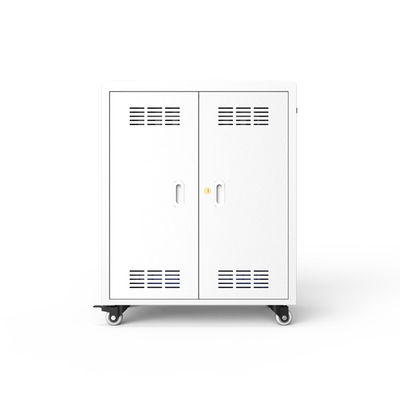 4 rodas 30 entalham o armário de carregamento de Chromebook com ventiladores de refrigeração
