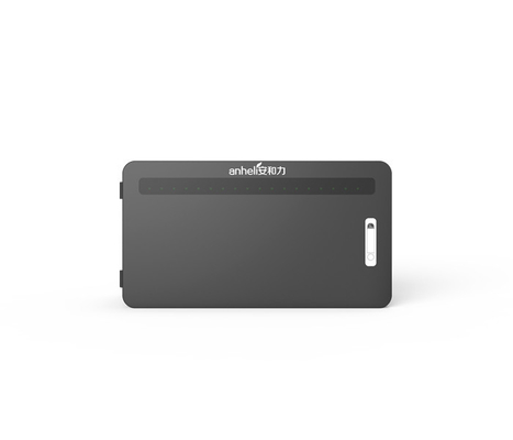 Mini-cabinete de carregamento preto com camada intermédia de plástico ABS