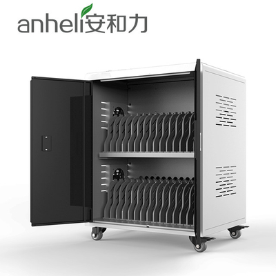 Armário de armazenamento múltiplo galvanizado 100v-250v do portátil de Chromebook