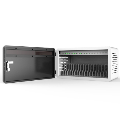 portos de carregamento plásticos do armário de armazenamento 18 da tabuleta de USB da engenharia do ABS 8S