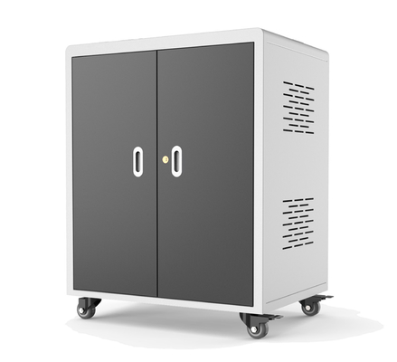 Armário de carregamento galvanizado do computador da folha para os portáteis 30pcs
