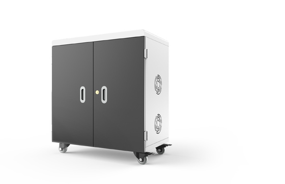 Gabinete de Armazenamento para Tablets com 36 Portas USB, Gabinete de Carregamento para Uso Escolar